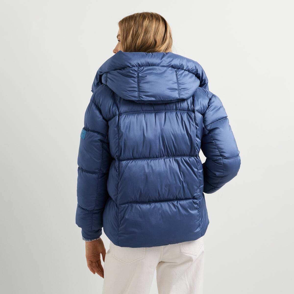 Doudoune Matelassée Imperméable bleu acier, PEPE JEANS