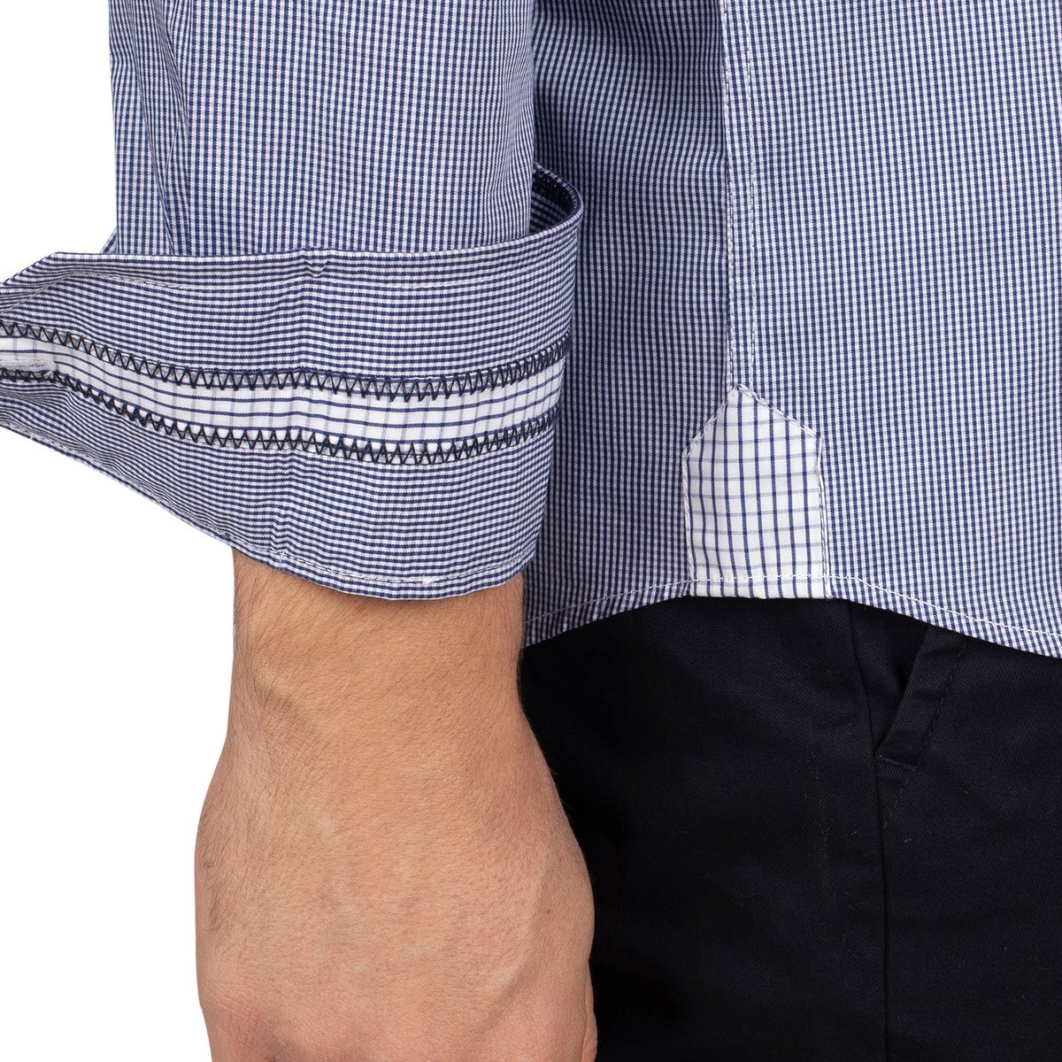 Chemise vichy square navy, SHILTON