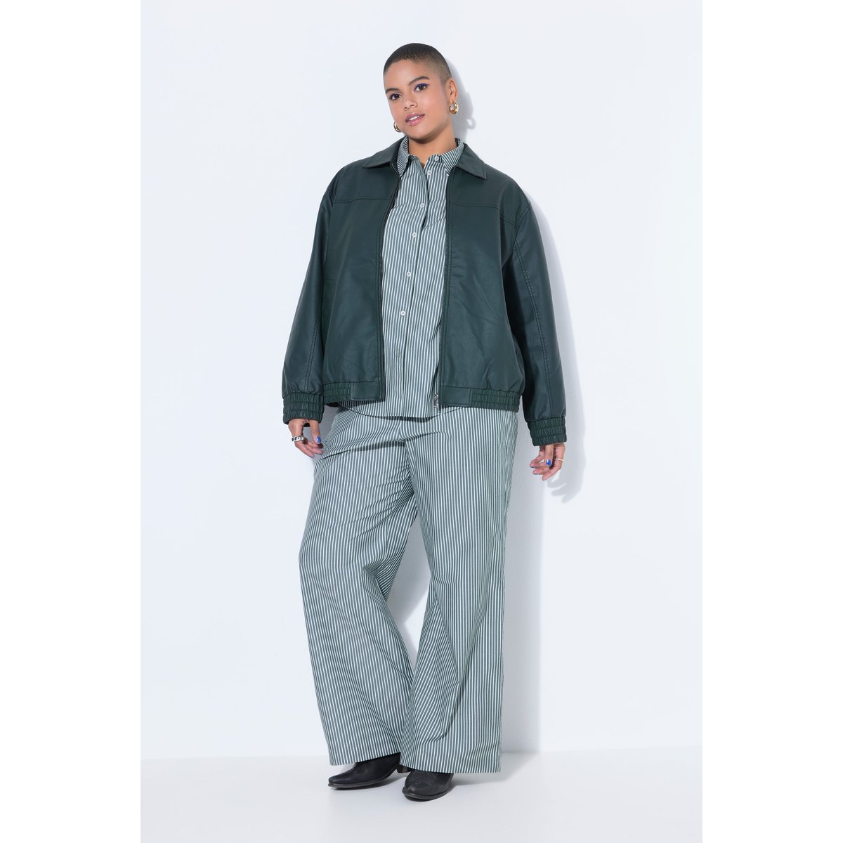 Blouson oversize vert foncé, STUDIO UNTOLD