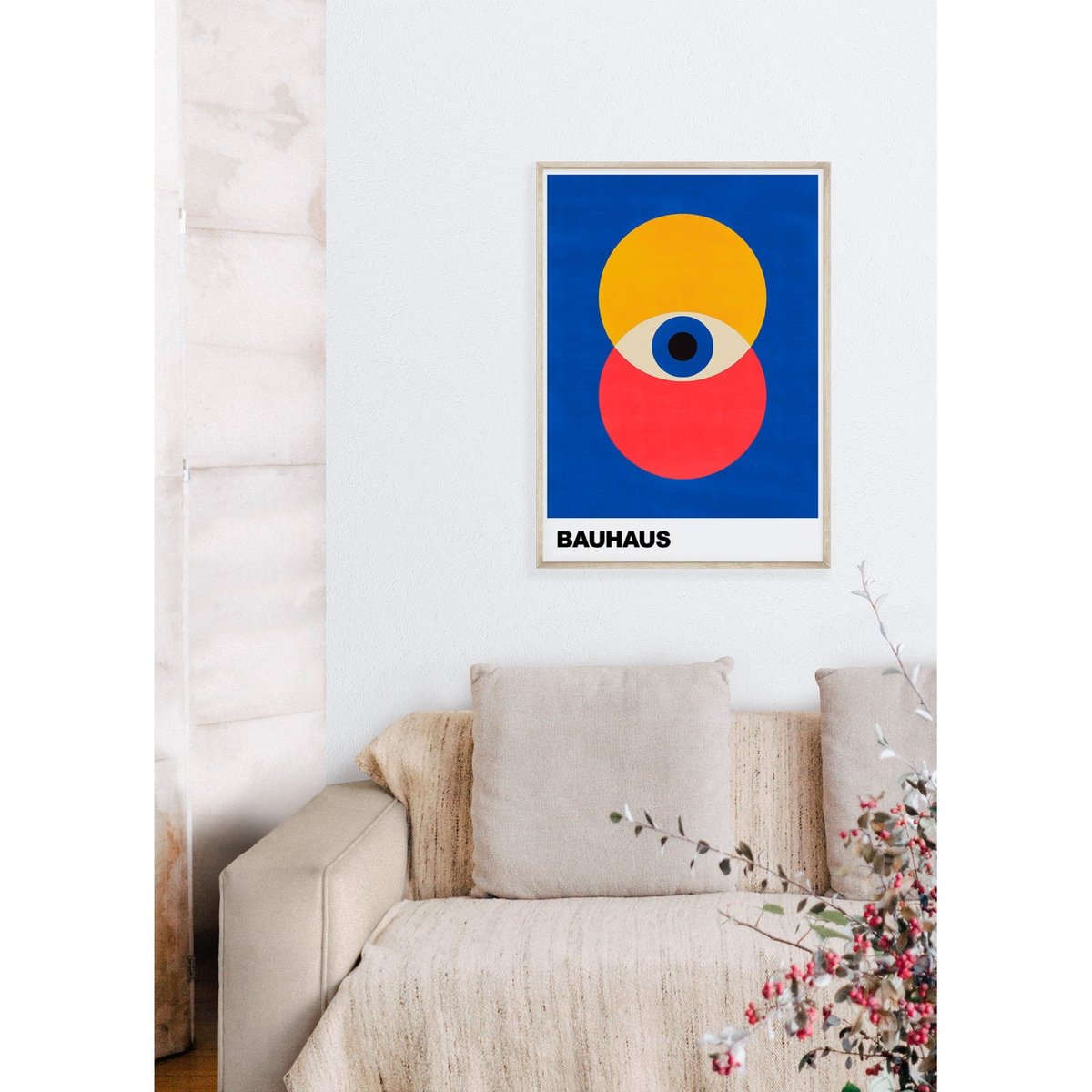 Affiche Bauhaus 43 blanc, L'AFFICHERIE