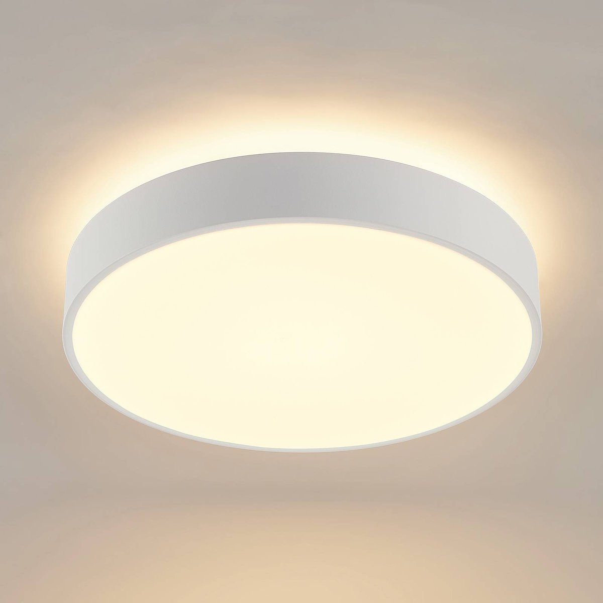Plafonnier en aluminium moderneLED, Vanida blanc, ARCCHIO