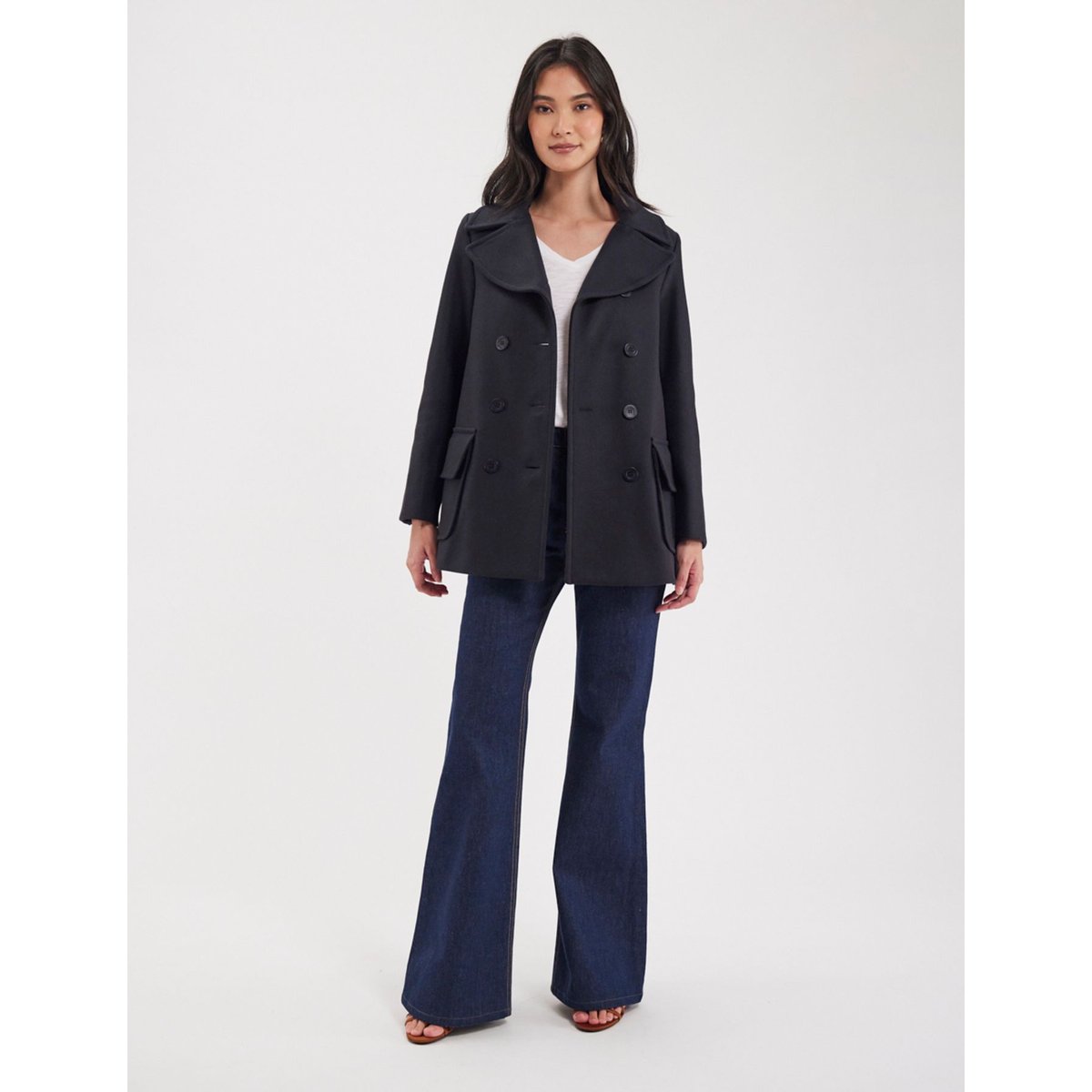 Caban séraphine bleu, INES DE LA FRESSANGE PARIS