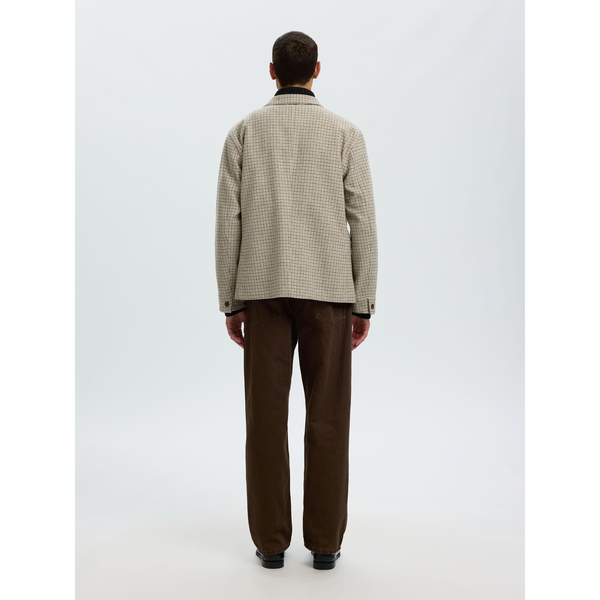 Blazer gris - light grey melange, SELECTED
