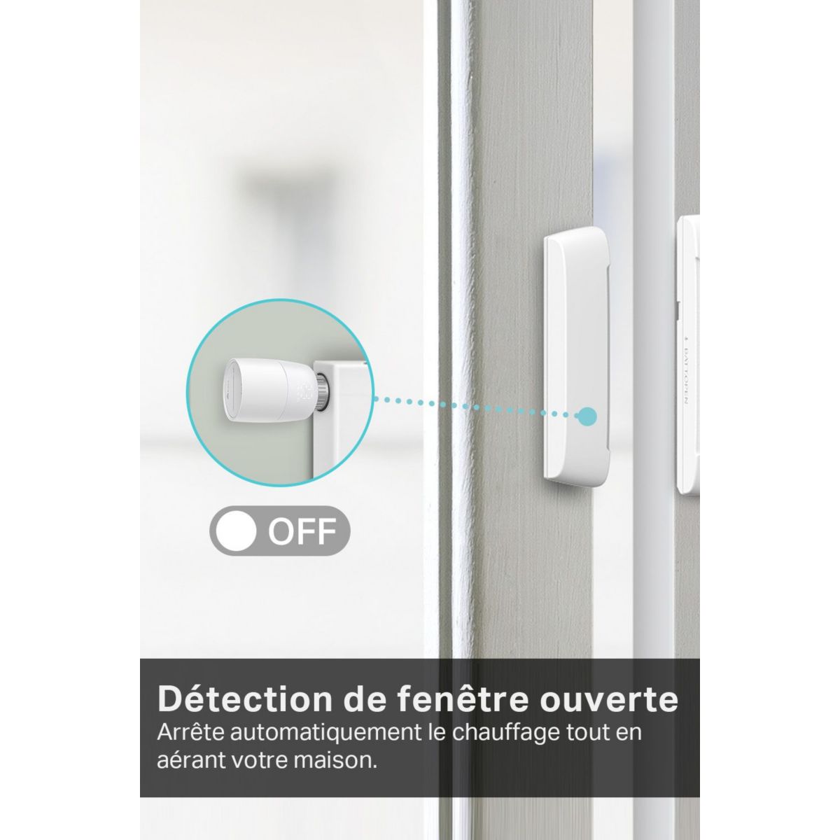 Robinet thermostatique KE100 couleur unique, TP-LINK