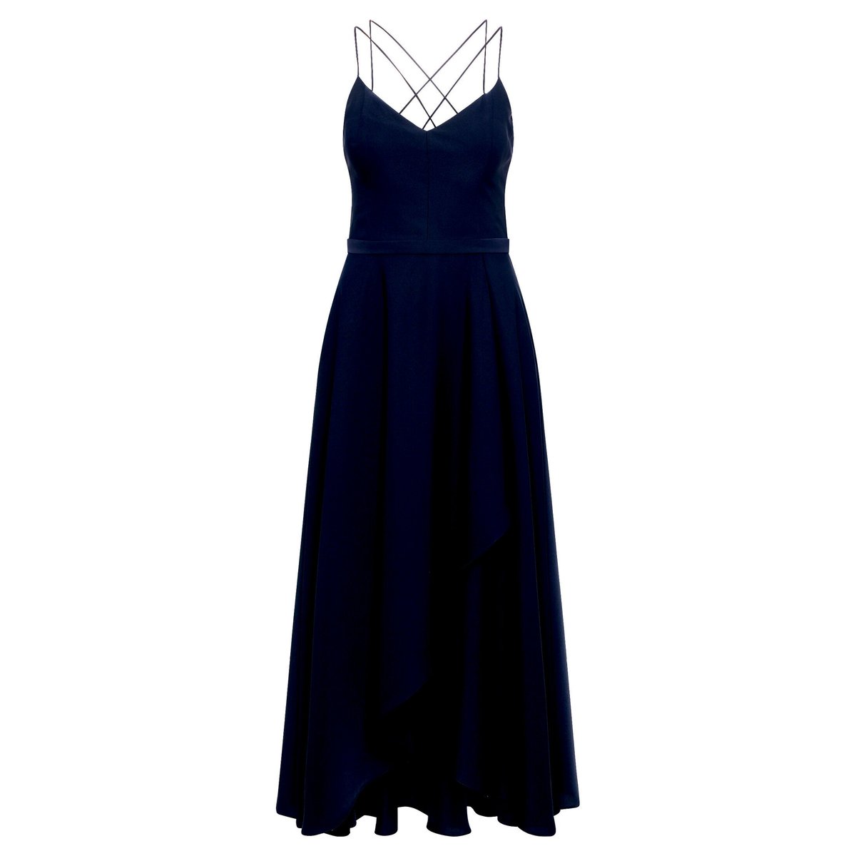 Robe de soirée à volant night sky, VERA MONT
