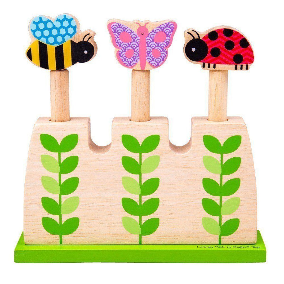 Jouet pop-up Jardin beige, BIGJIGS