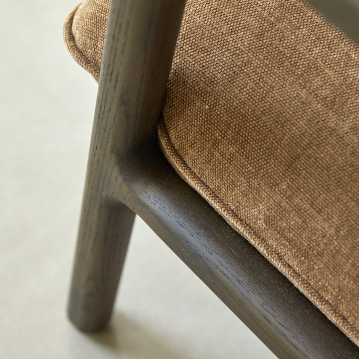 Fauteuil en Tissu, EMMA marron, TIKAMOON