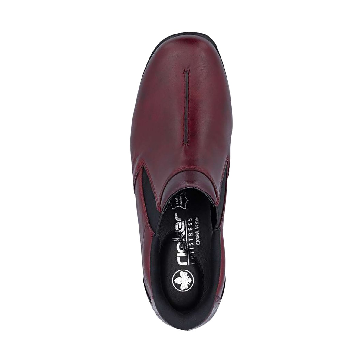 Basket Cuir rouge, RIEKER