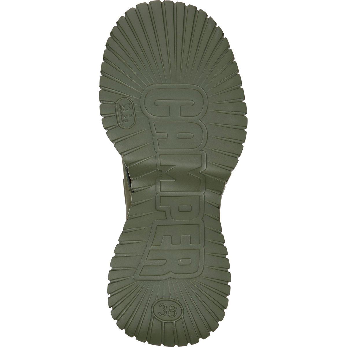 Sandales BCN cuir vert moyen, CAMPER