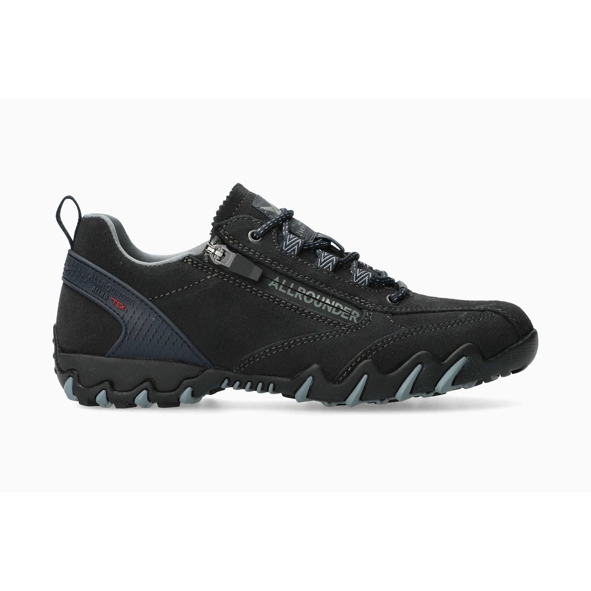 Baskets en cuir NIZAR-TEX bleu foncé p2007983, MEPHISTO