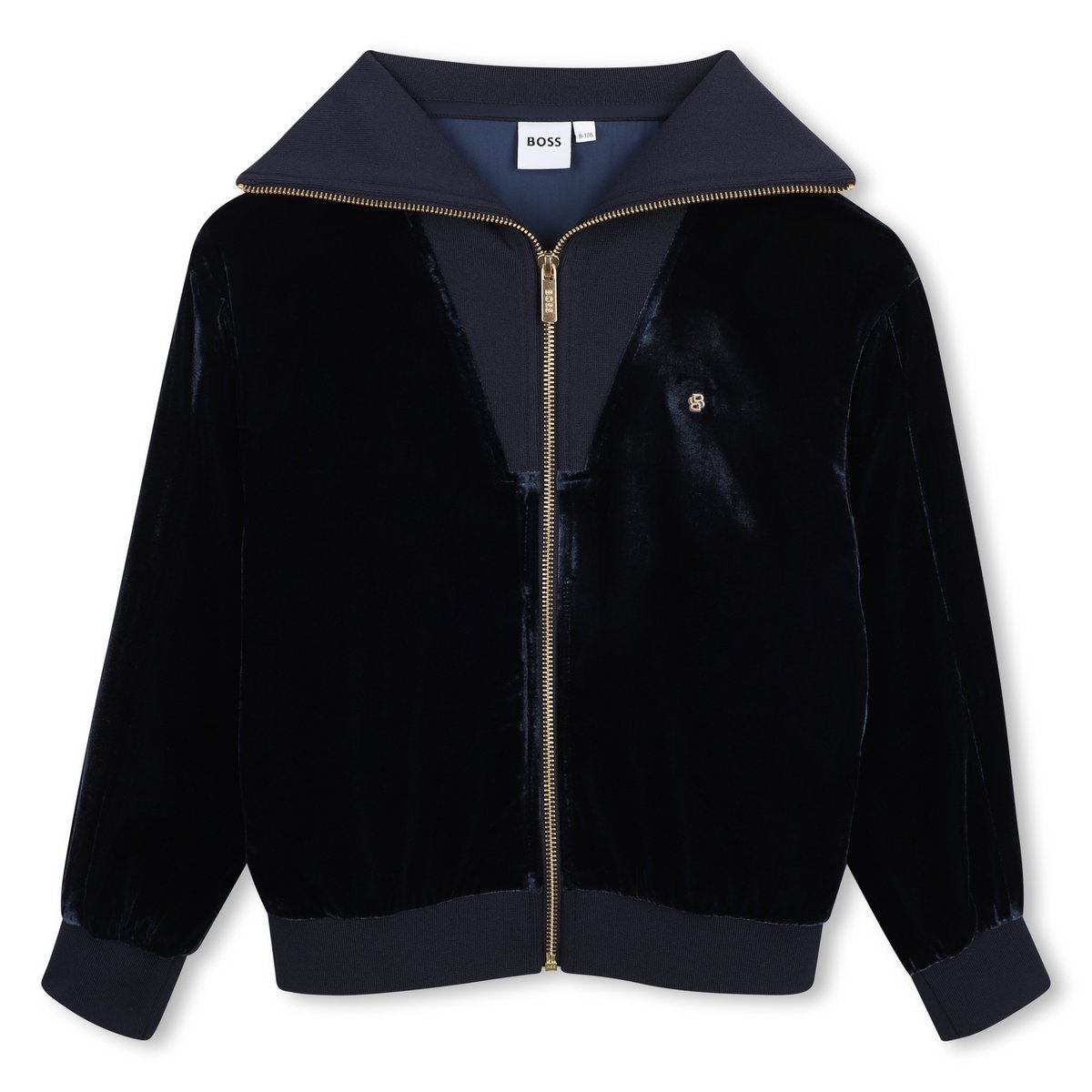 Cardigan de jogging bleu cargo, BOSS KIDSWEAR