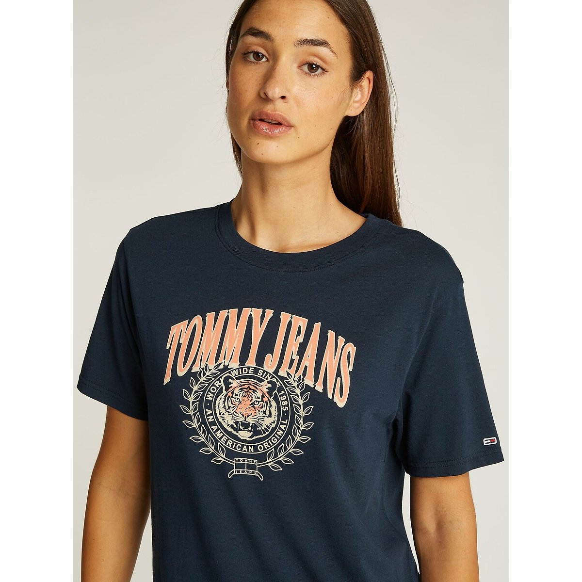 T-shirt à manches courtes imprimé marine, TOMMY JEANS