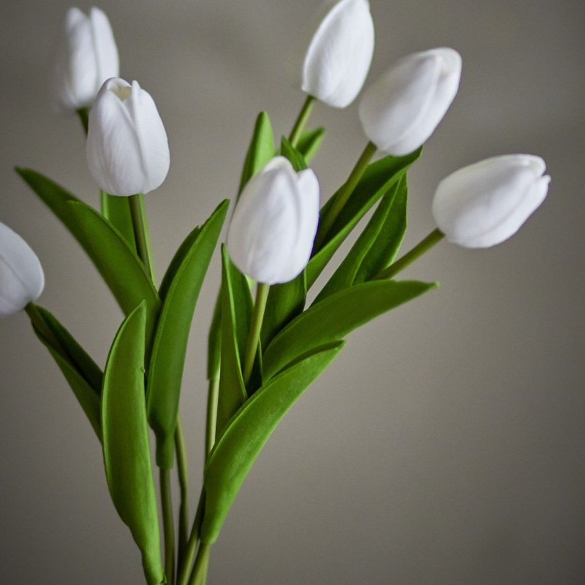 Bouquet de tulipes artificielles TULIP blanc, BLOOMINGVILLE