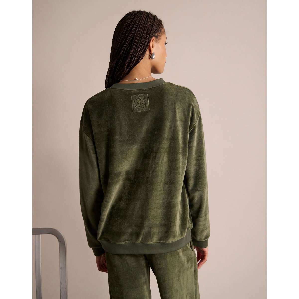Sweatshirt Nath Ines de la Fressange Paris khaki, INES DE LA FRESSANGE PARIS