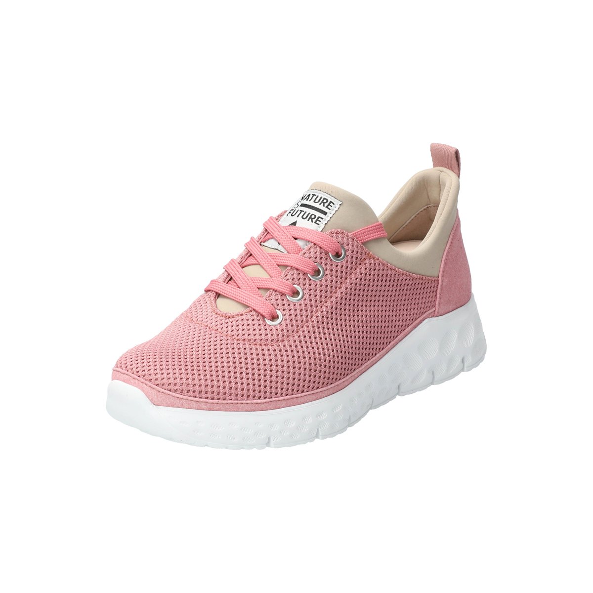 Baskets en textile WING vieux rose p5142551, MEPHISTO