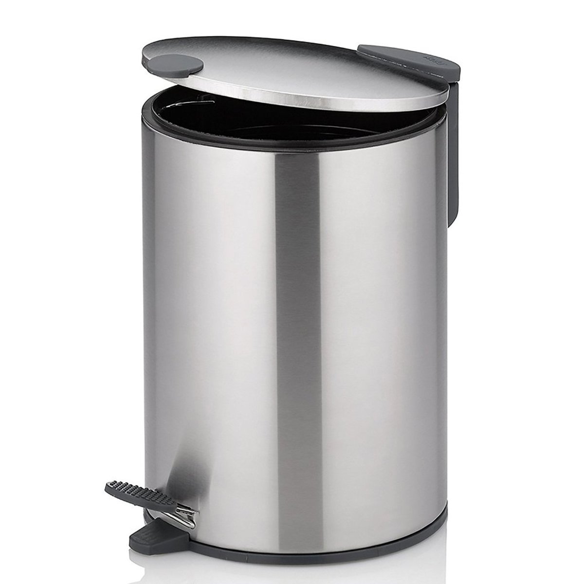 Poubelle Mats inox 3 L argent / métallique, KELA