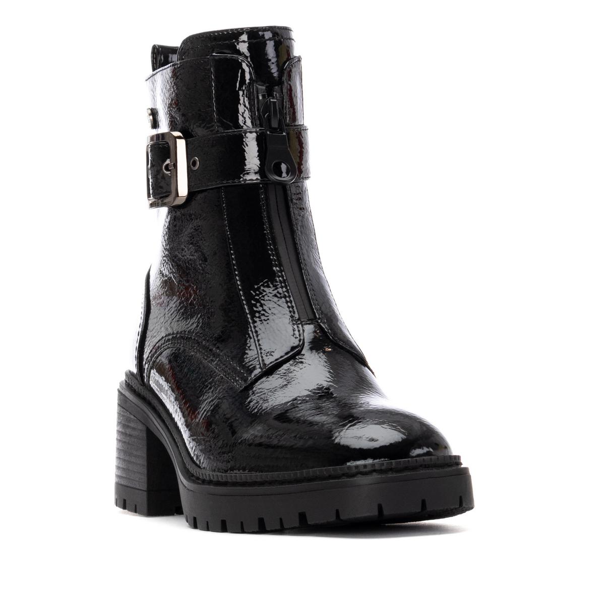 Bottine Talon Décontractée Fermeture éclair noir, XTI