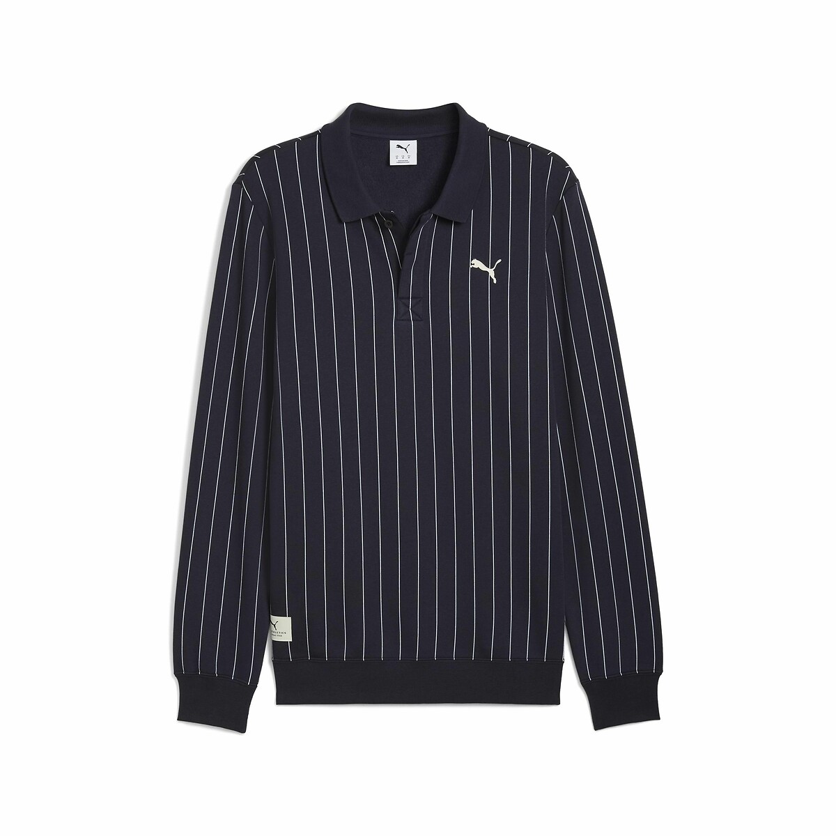 Sweatshirt with Shirt Collar navy, PUMA