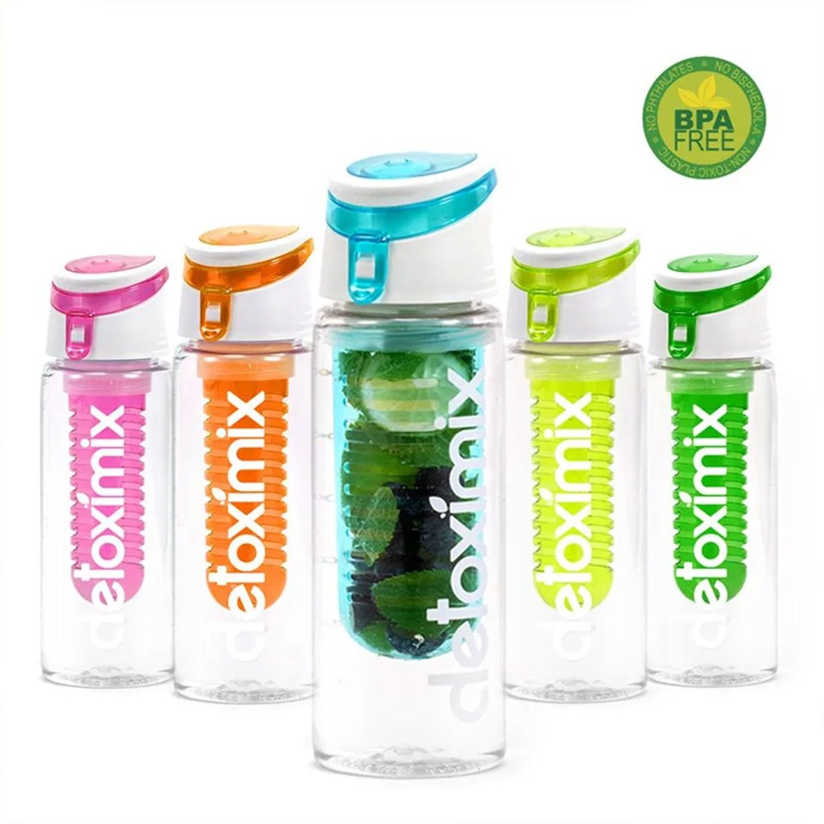 Infuseur à fruits Vert Peppermint vert, DETOXIMIX