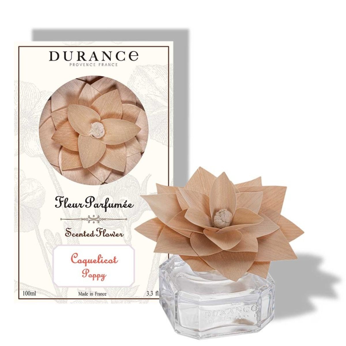 Fleur parfumée COQUELICOT couleur unique, DURANCE