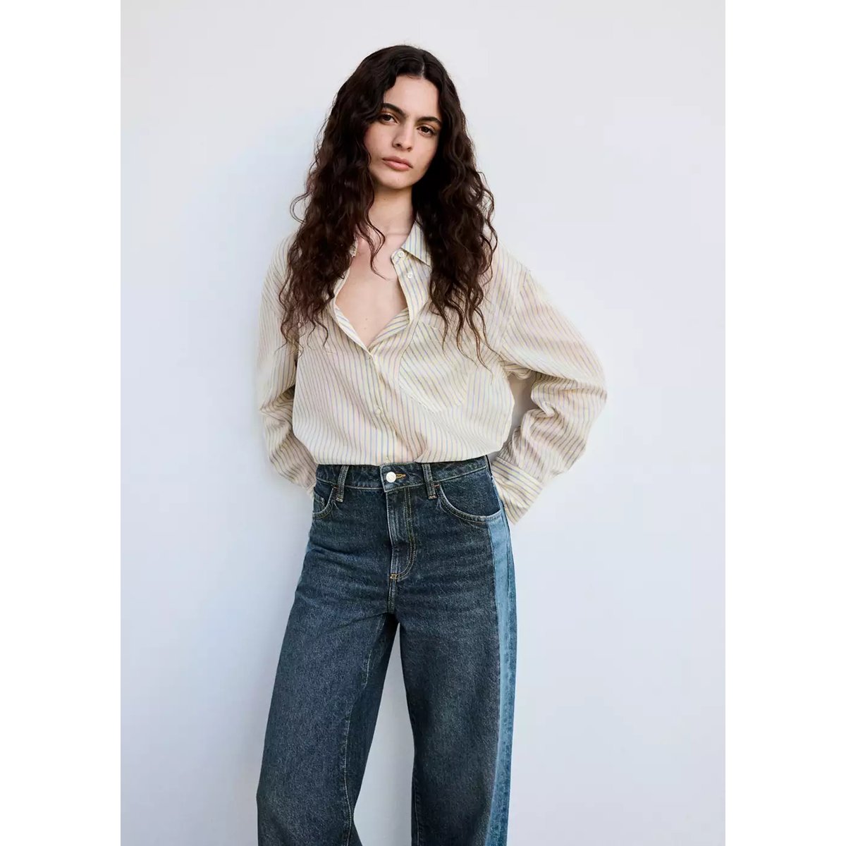 Jeans remira bleu foncé, MANGO