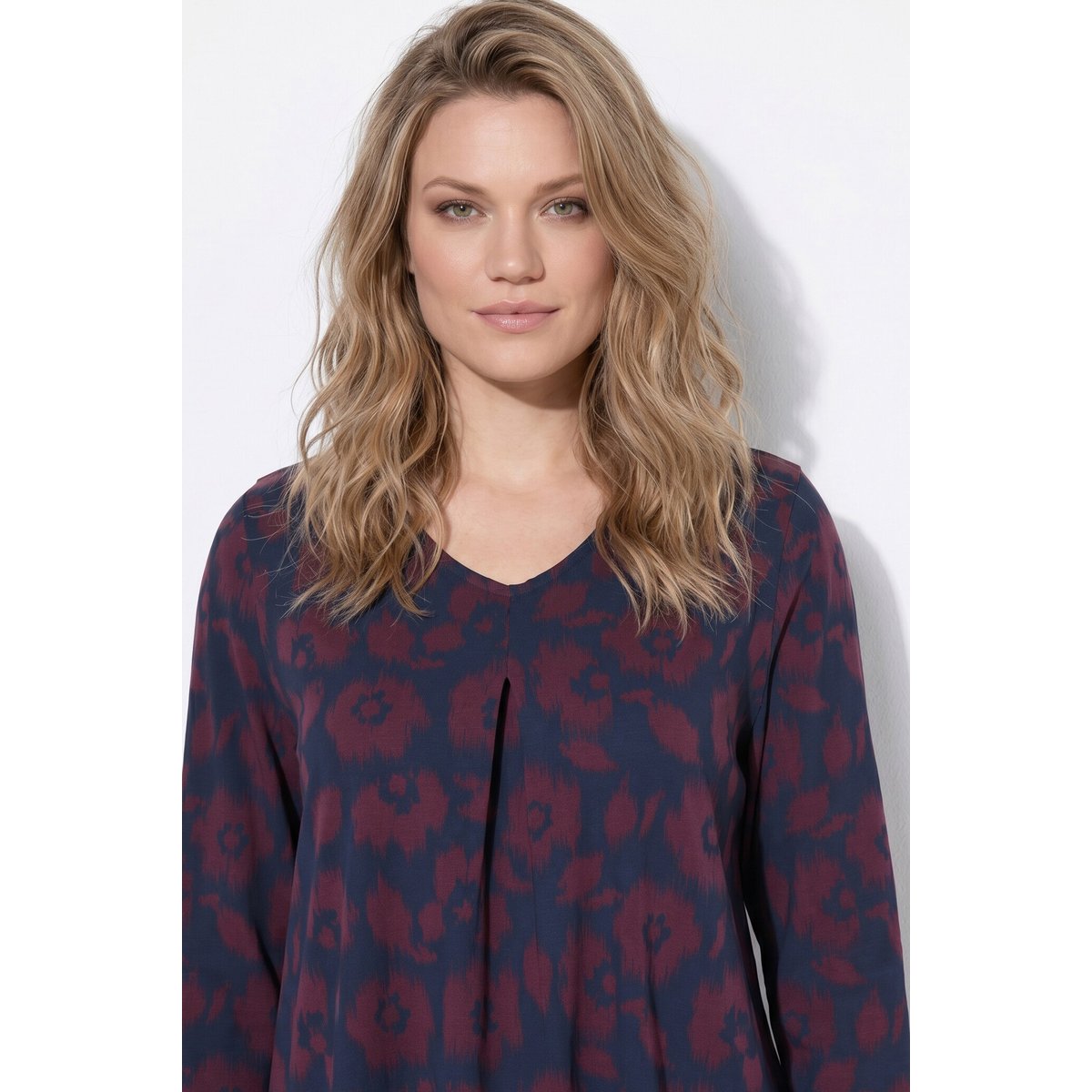 T-shirt à fleurs marine, ULLA POPKEN