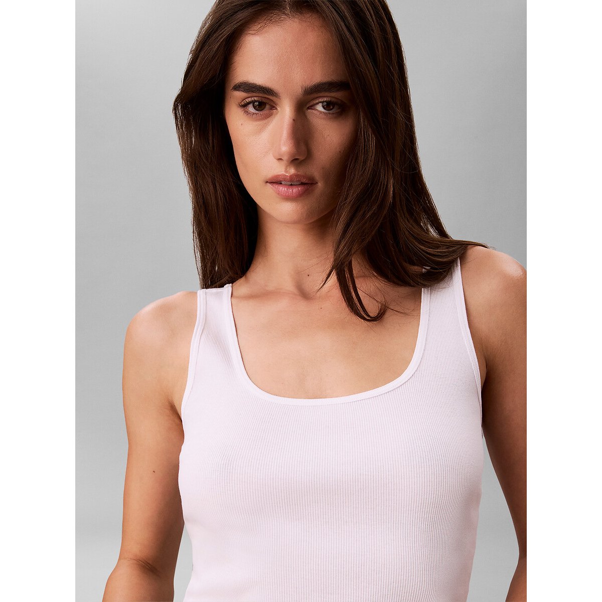 Confezione da 3 top nero + bianco + grigio, CALVIN KLEIN UNDERWEAR