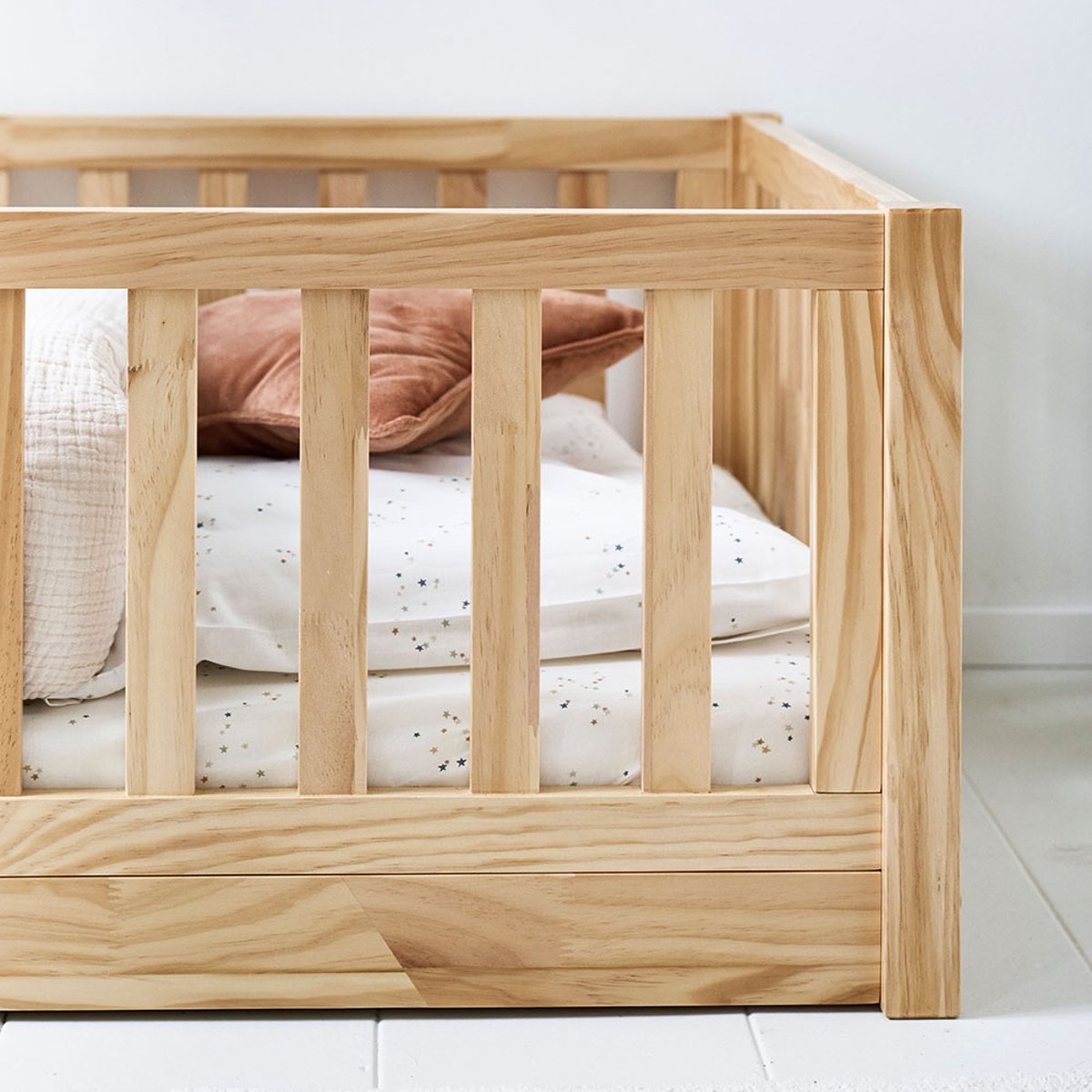 Lit montessori au sol NID naturel, PETITE AMELIE