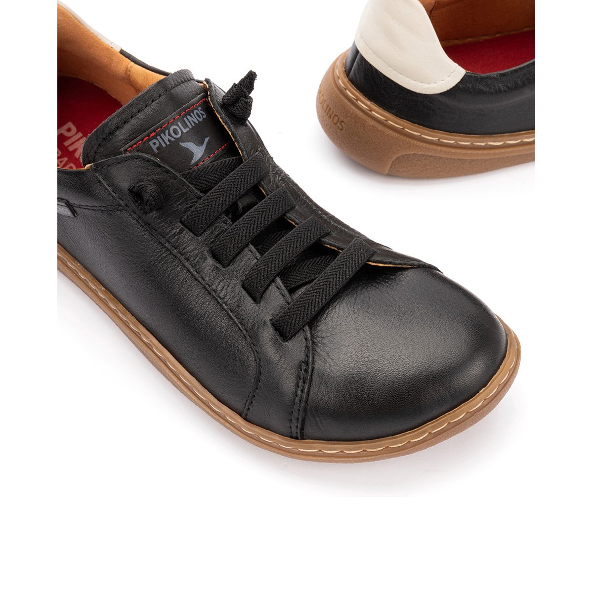 Baskets cuir Aranjuez Barefoot black, PIKOLINOS