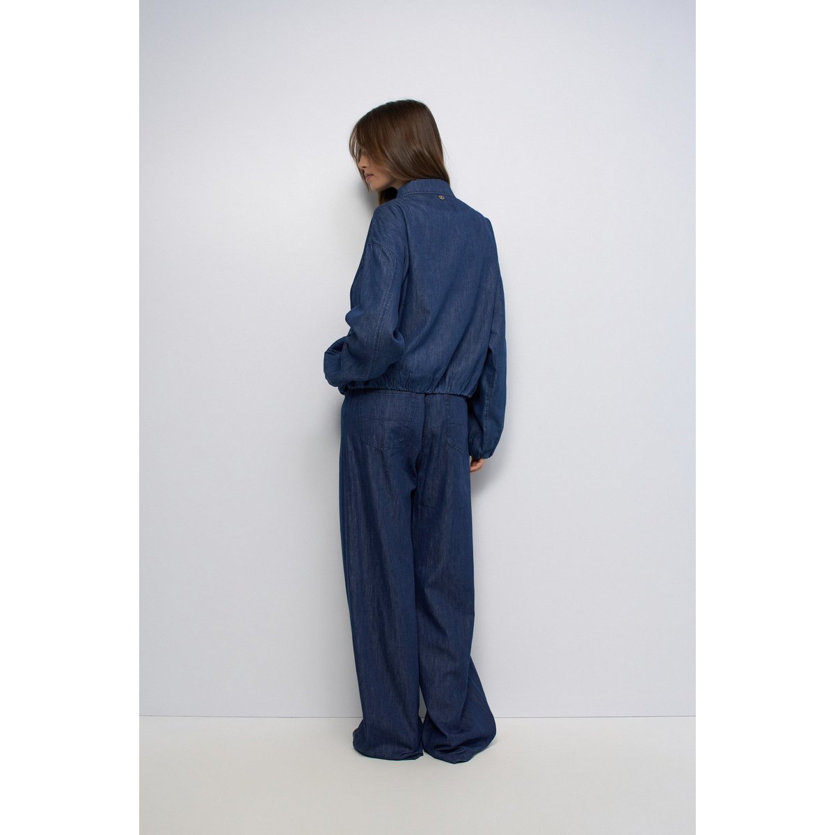 BOMBER EN DENIM bleu denim, SALSA JEANS