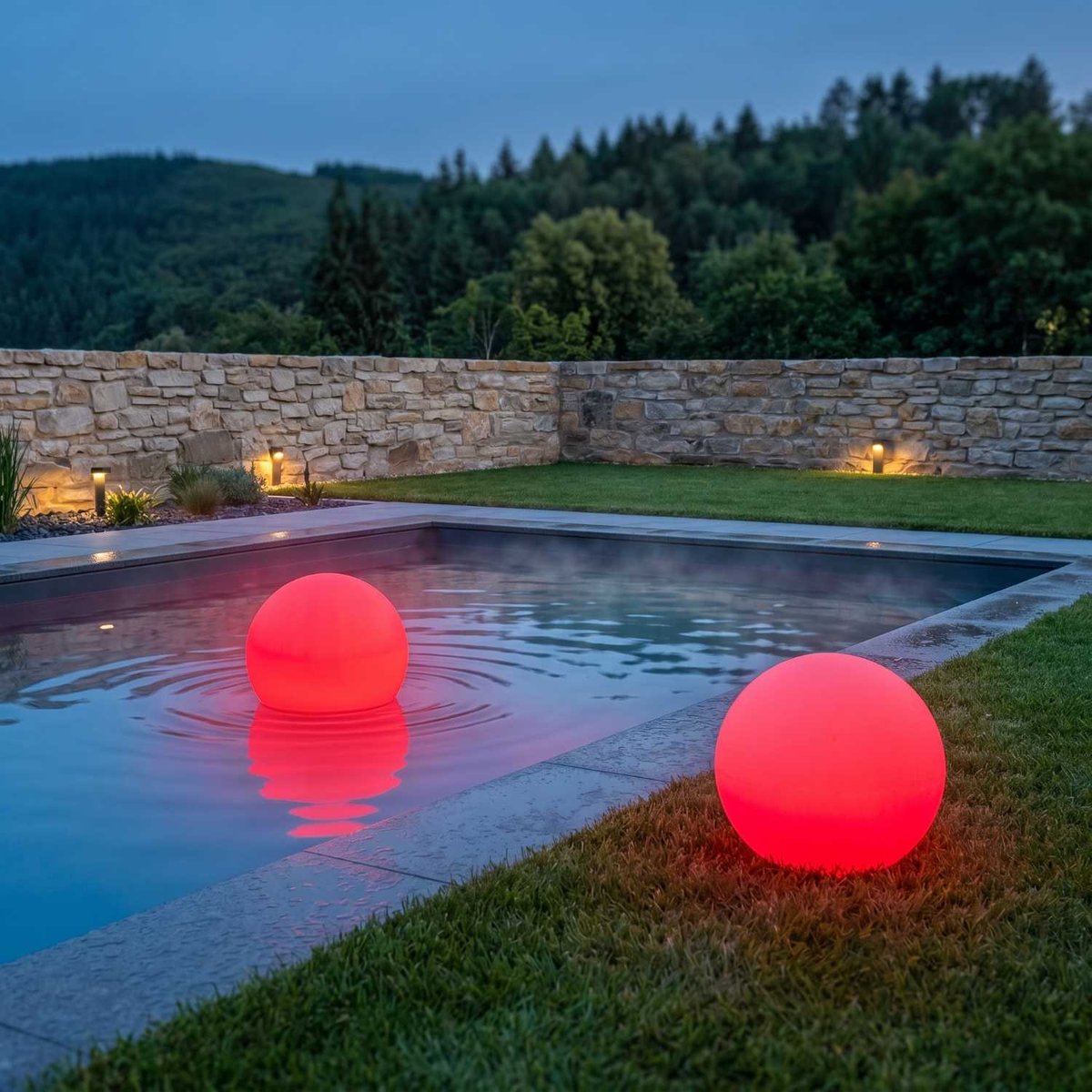 Lot de 2 boules lumineuses solaires 2x SOLSTY C30 blanc, LUMISKY