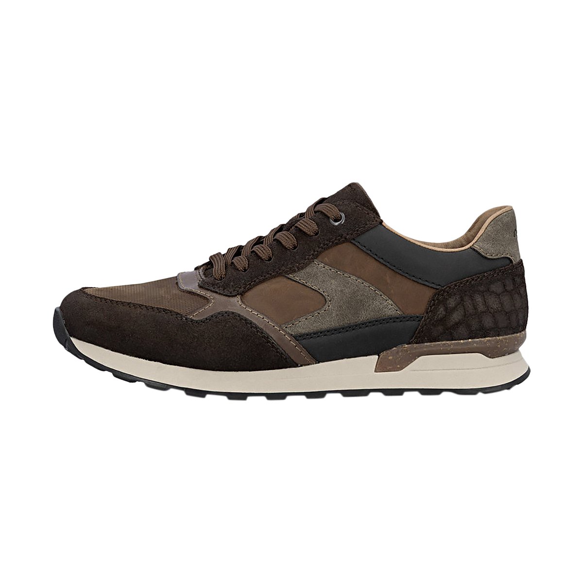 Basket Basse Cuir Rusty marron, RIEKER
