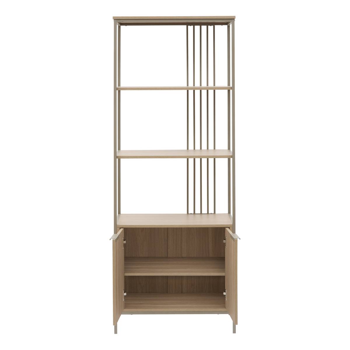 Étagère rectangulaire avec portes DUNA sable, 5FIVE SIMPLY SMART