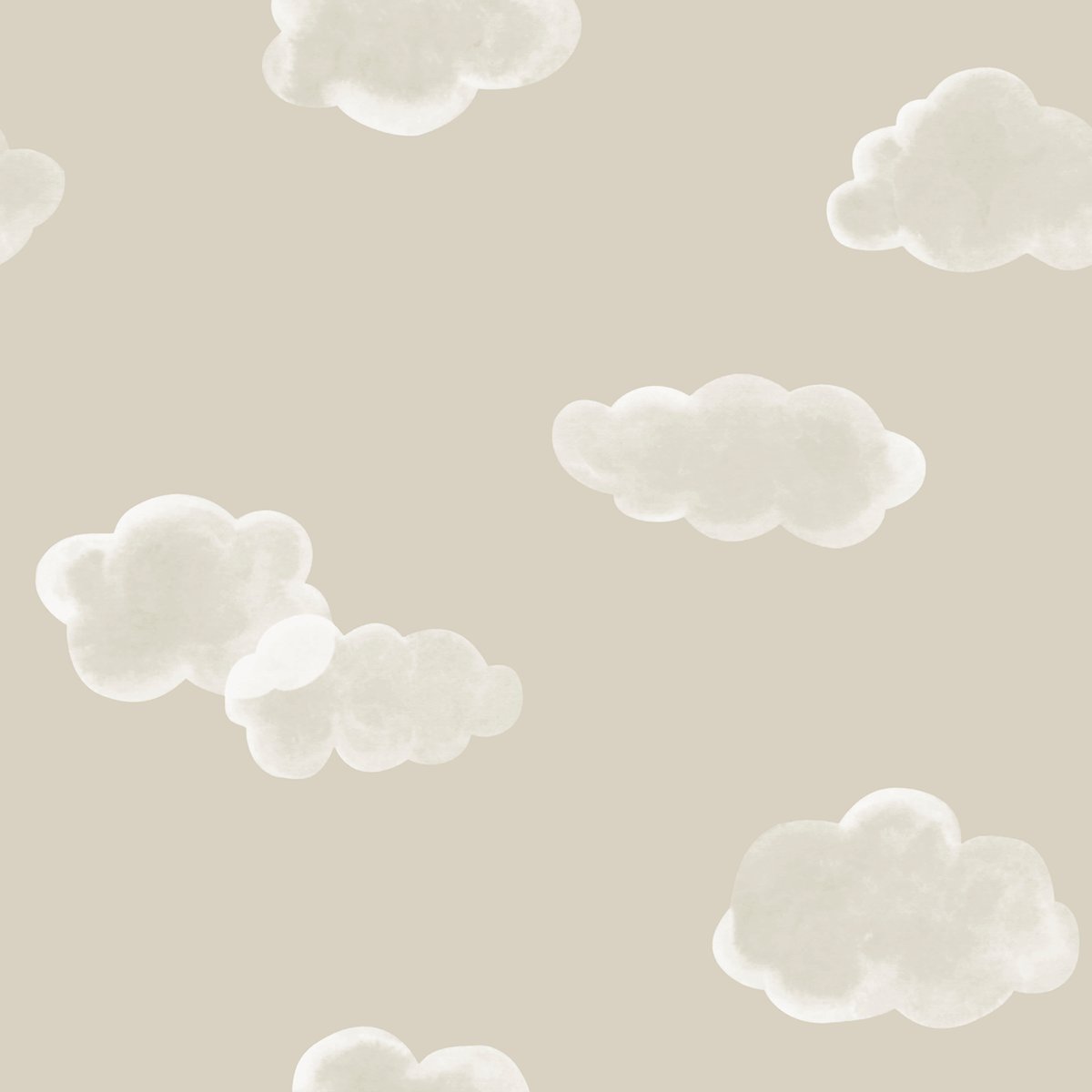 Papier peint Petits nuages clairs beige, bleu, SUPERFRESCO EASY