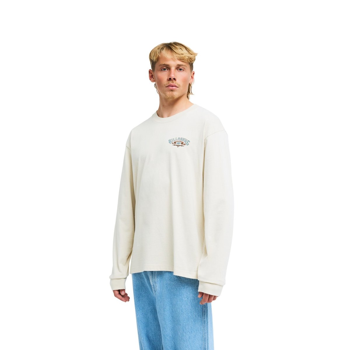 T shirt manches longues HERITAGE OG beige oatmeal, BILLABONG