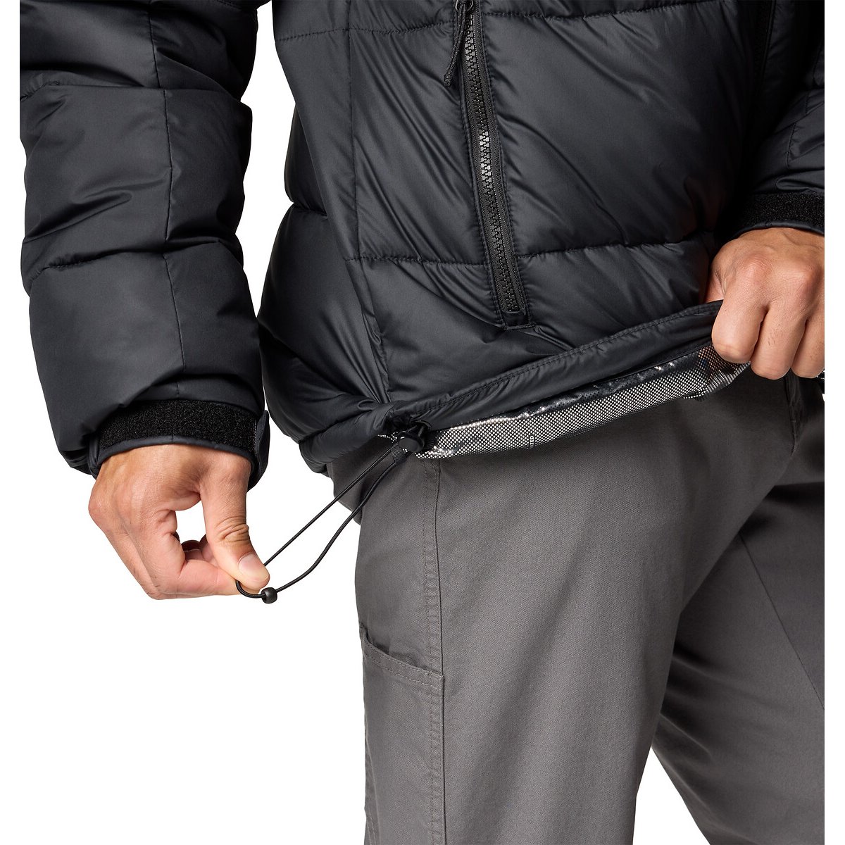 Pike Lake Padded Jacket with Zip Fastening black, COLUMBIA