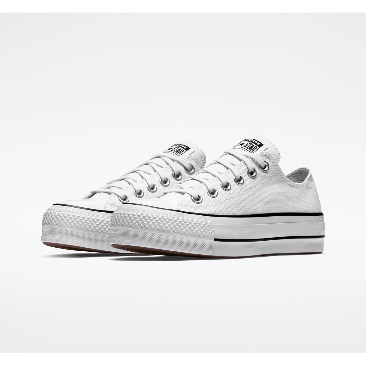 Chuck Taylor All Star Lift Canvas Ox branco, CONVERSE