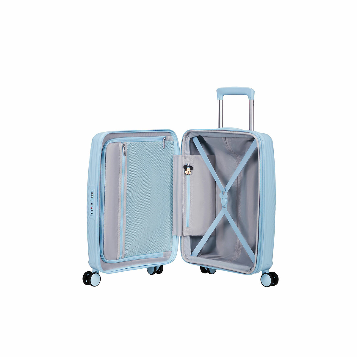 Mickey magic valise 4 roues taille S bleu, AMERICAN TOURISTER
