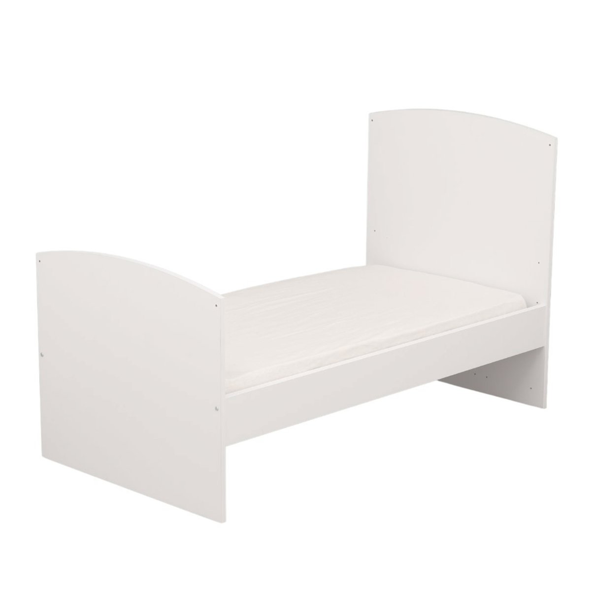 Lit évolutif 70x140 - Little Big Bed - têtes de lit panneaux blanc, SAUTHON