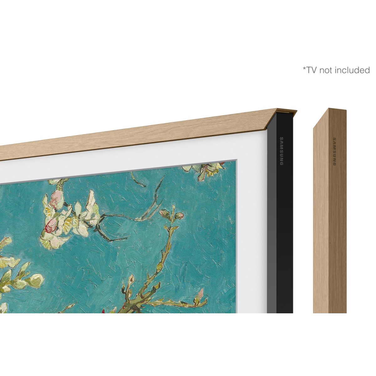 Cadre The Frame couleur Teck - Compatible TV The Frame 43'' couleur unique, SAMSUNG