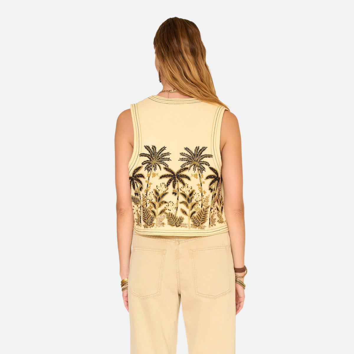 Gilet GOYAVE 26s naturel, MKT STUDIO