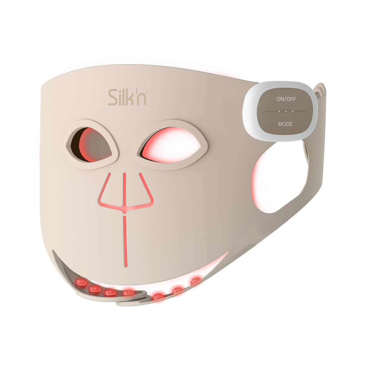 LED Anti-Ageing Face Mask white, SILKN