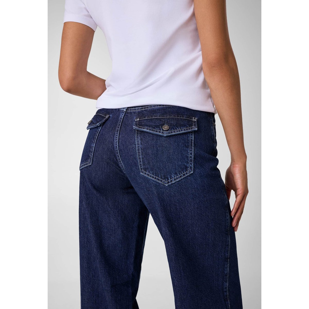 G11 Jeans Wide-Leg bleu foncé, GUESS JEANS