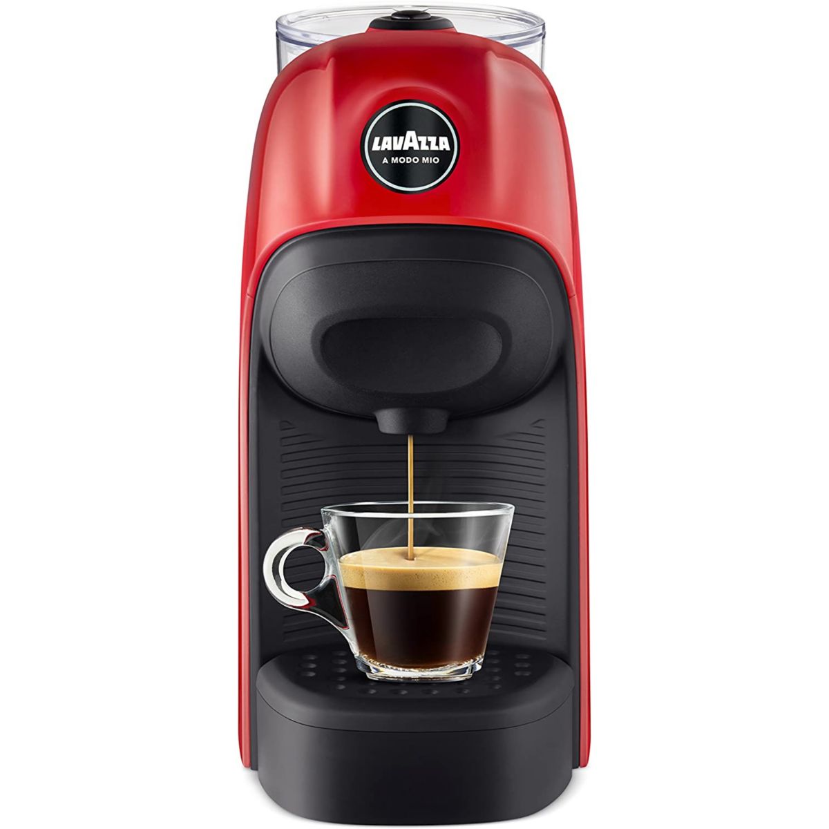 Cafetière à dosette Tiny Eco Rouge couleur unique, LAVAZZA