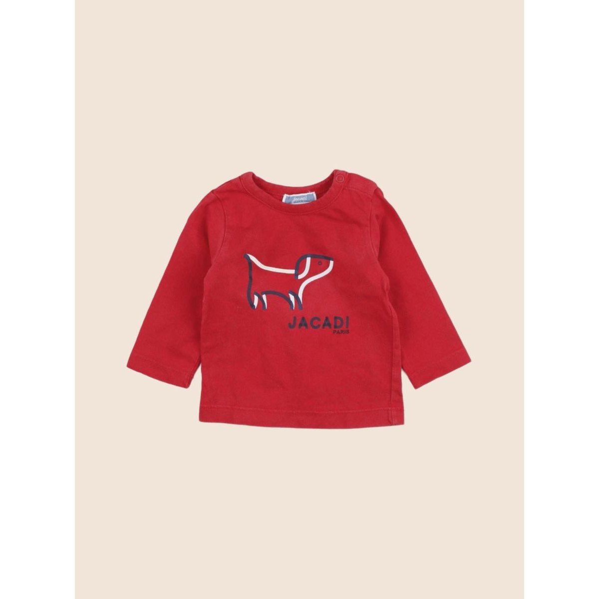 Tee-shirt - Etat satisfaisant rouge, JACADI