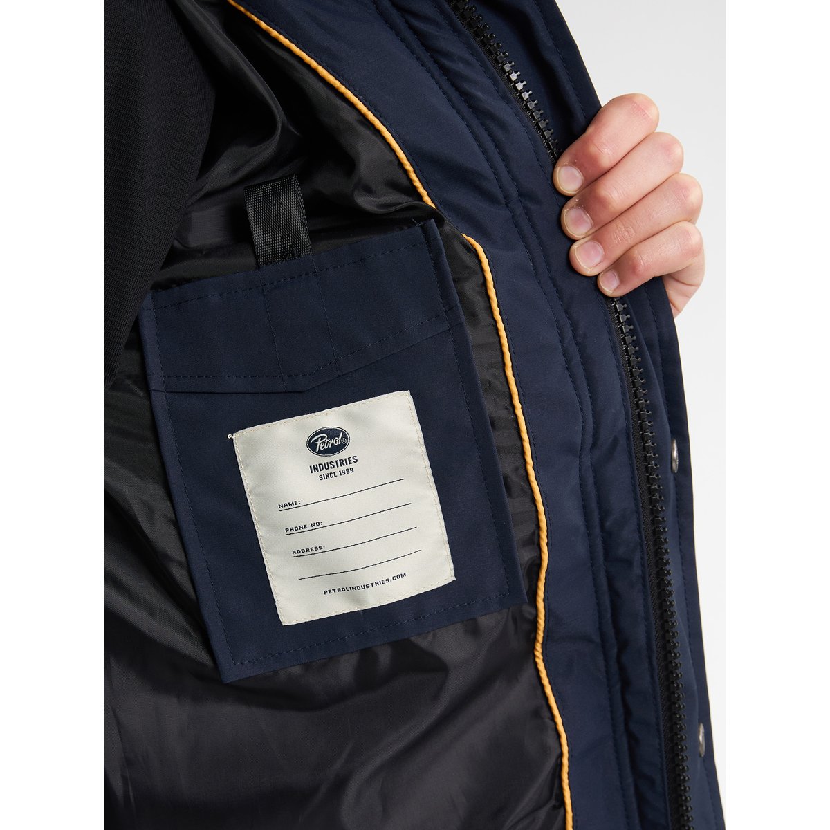 Veste doublée big sky bleu royal navy, PETROL INDUSTRIES