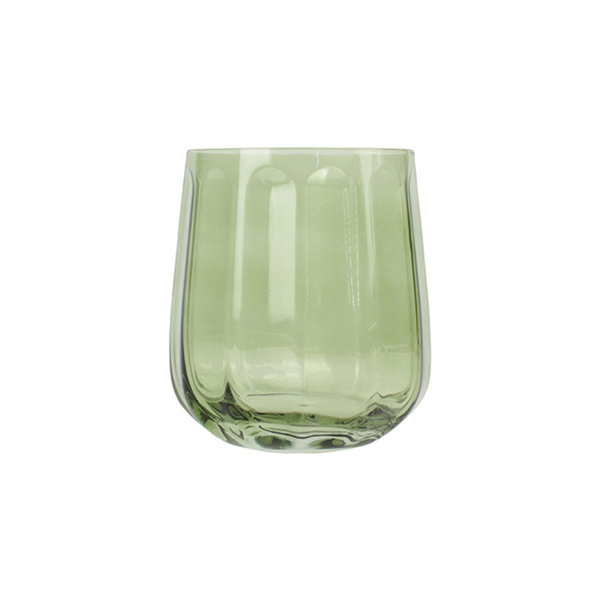 Lot de 4 gobelets en verre 52,5cl, RIVIERA vert, NOVASTYL
