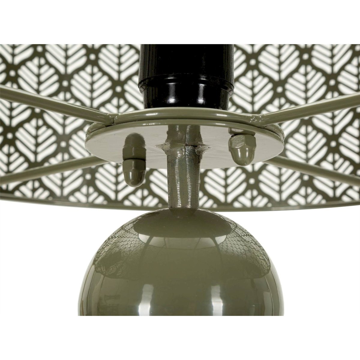Lampe à poser sculpturale en métal MODERN crème, RECOLLECTION