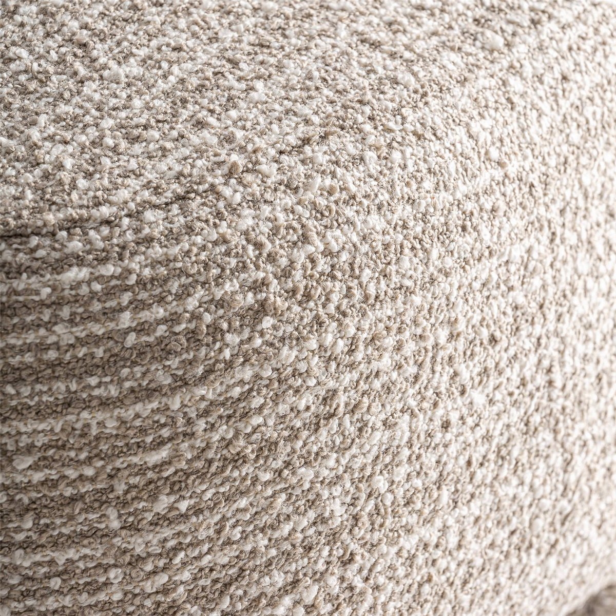 Repose-pieds contemporain carré pour salon beige clair contemporain, RECOLLECTION