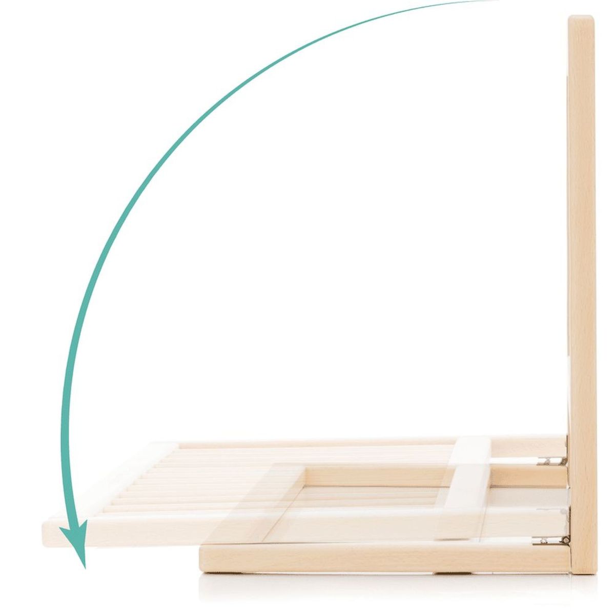 Barrière pour lit cododo 140 x 45 cm Lilly naturel, FILLIKID